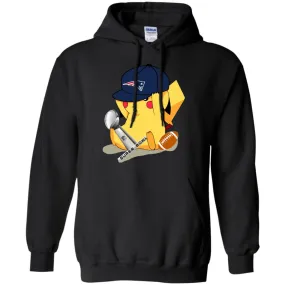 Nfl - New England Patriots Pikachu Super Bowl 2019 Football Pullover Hoodie Sweatshirt