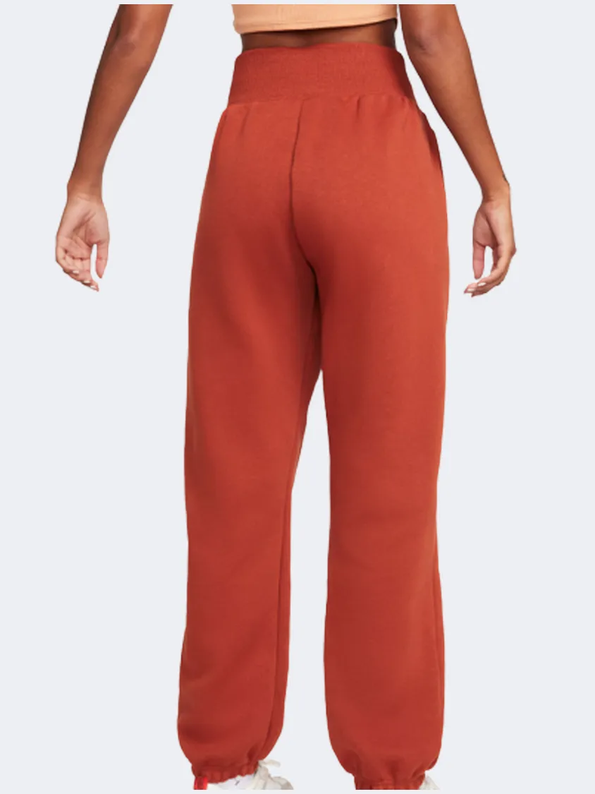 Nike Phoenix Women Lifestyle Pant Orange/Black