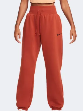 Nike Phoenix Women Lifestyle Pant Orange/Black