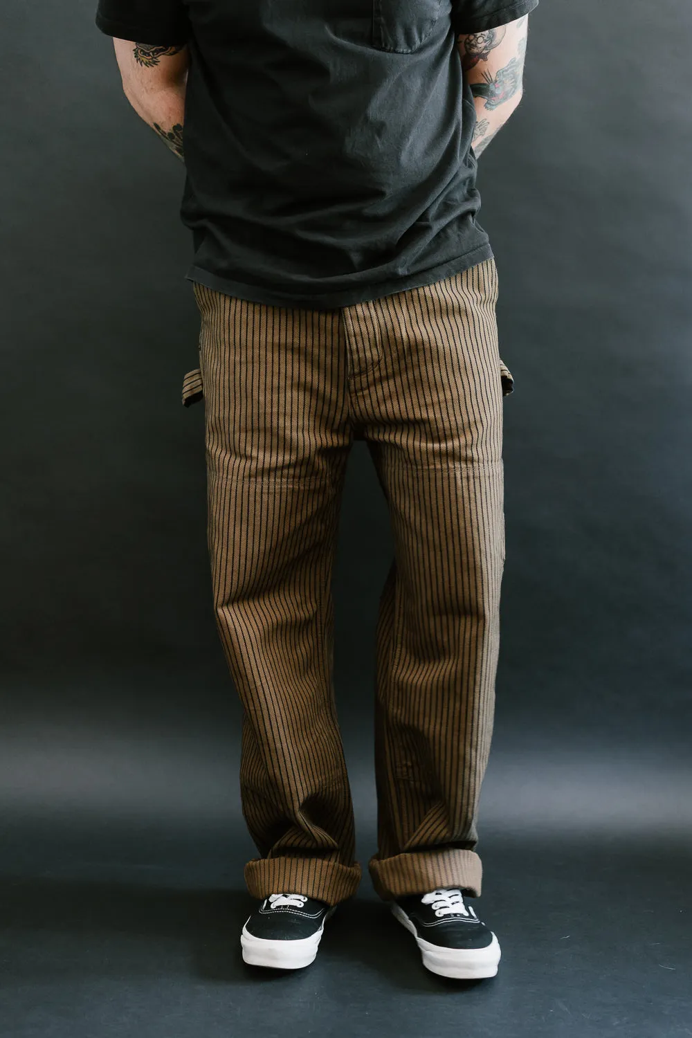 Ortega Pant Herringbone Dobby - Brown