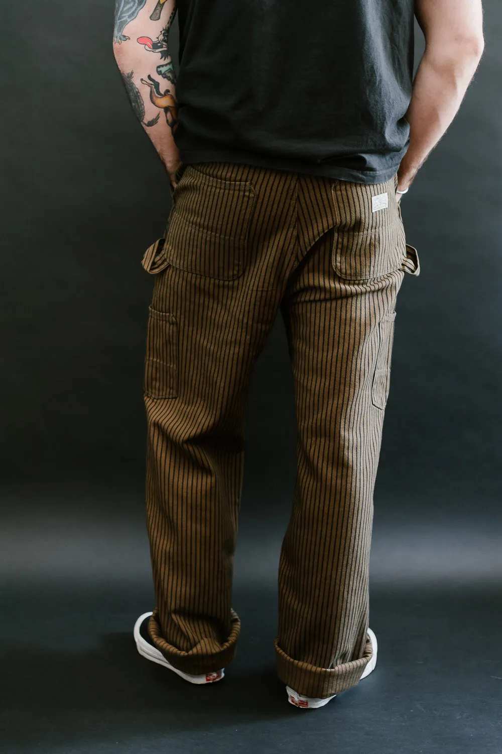 Ortega Pant Herringbone Dobby - Brown