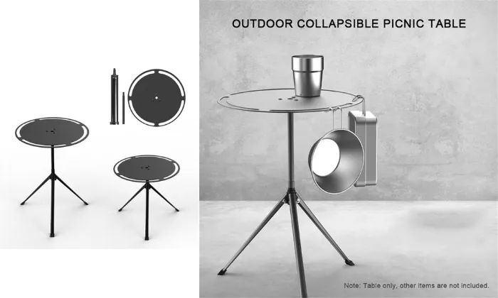 Outdoor Collapsible Picnic Table