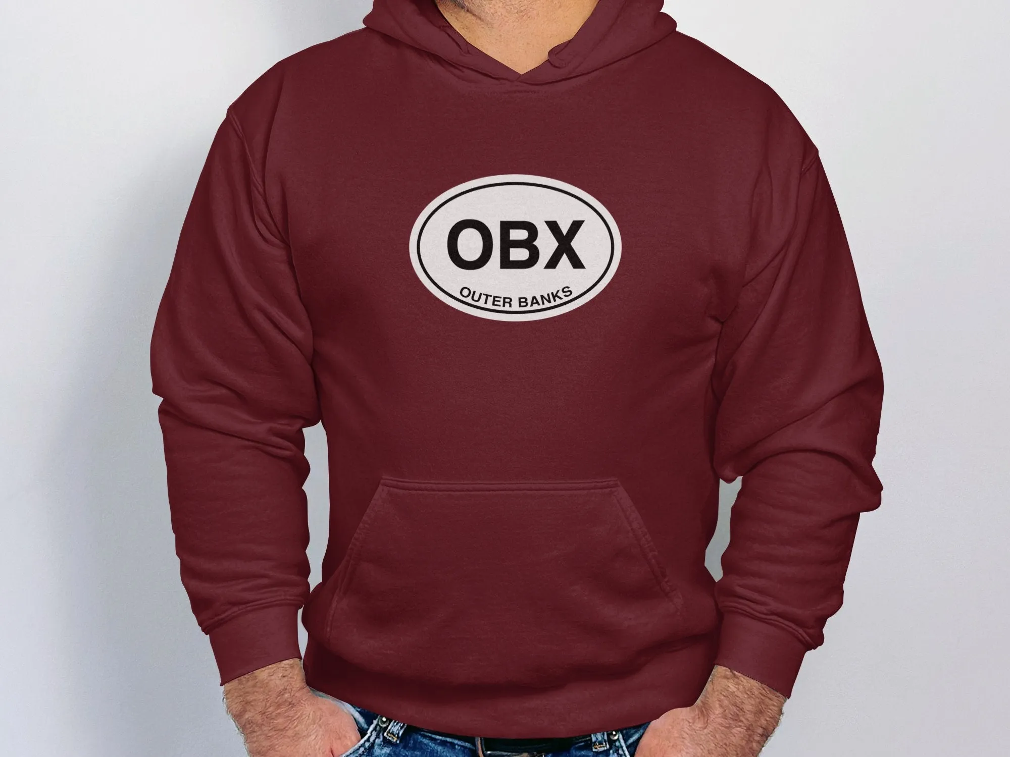 Outer Banks Mens Hoodie - Coastal Comfort for OBX Explorers