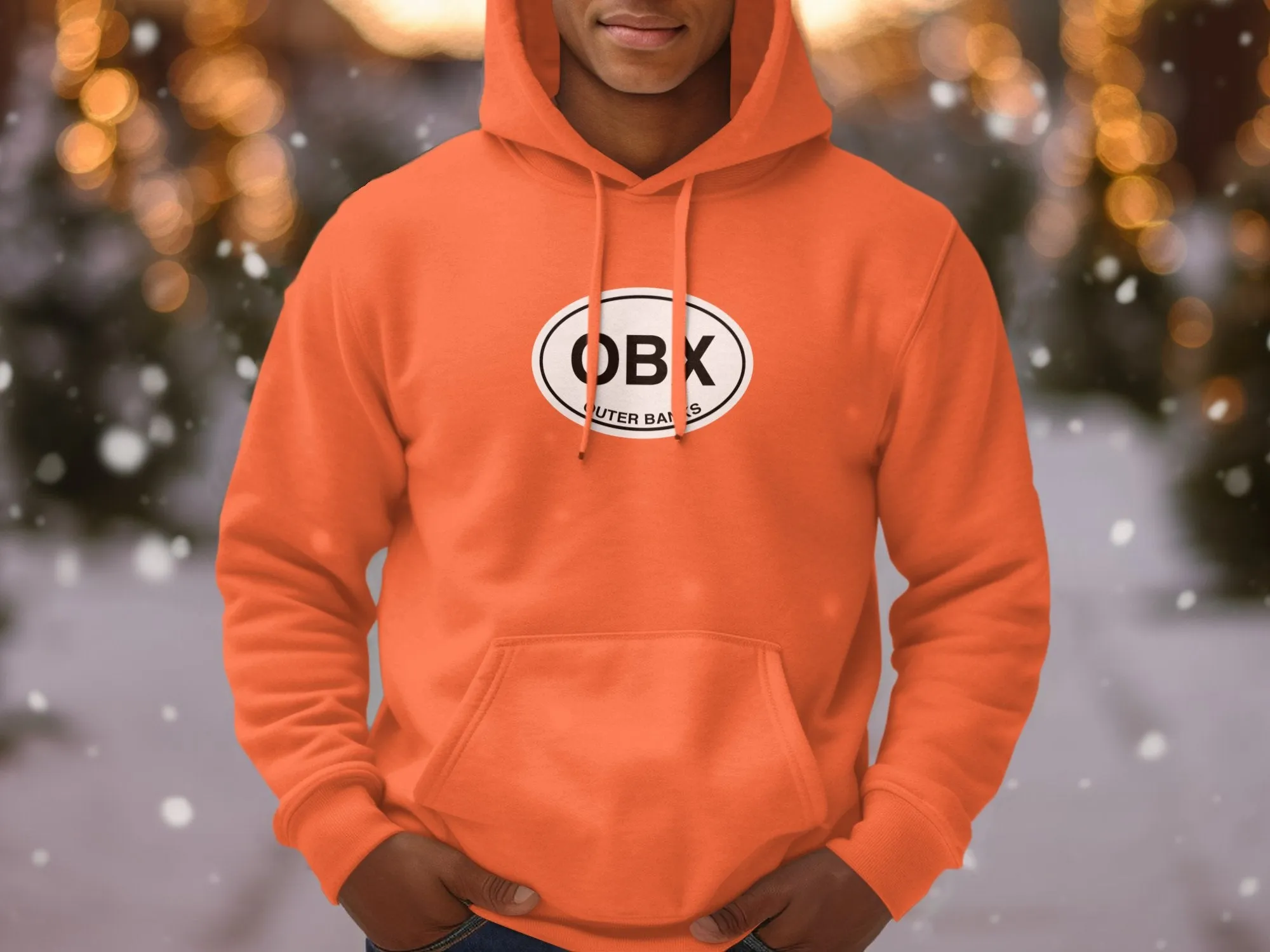 Outer Banks Mens Hoodie - Coastal Comfort for OBX Explorers