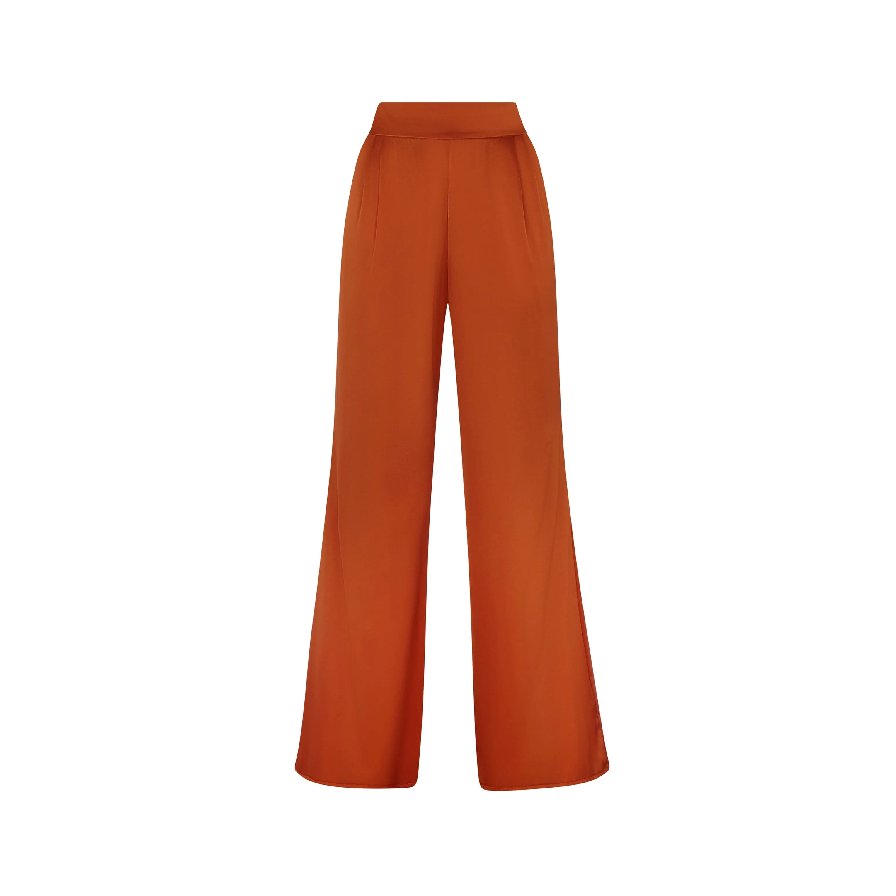 PANTS SILK & ELASTANE OCRE 475