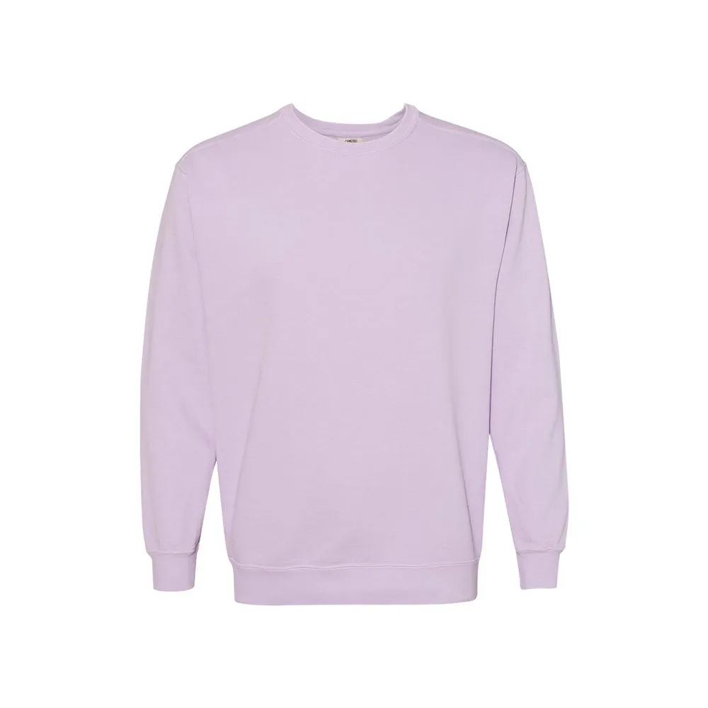 Pencil Stitch Comfort Colors Crewneck Pullover Sweatshirt