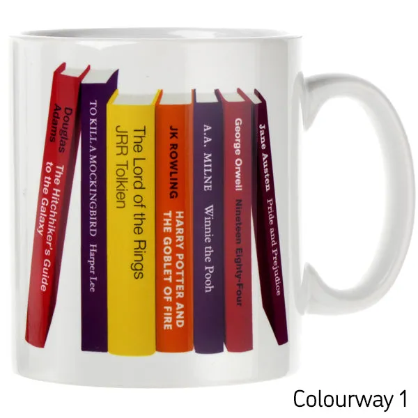 Personalised Bookshelf Mug