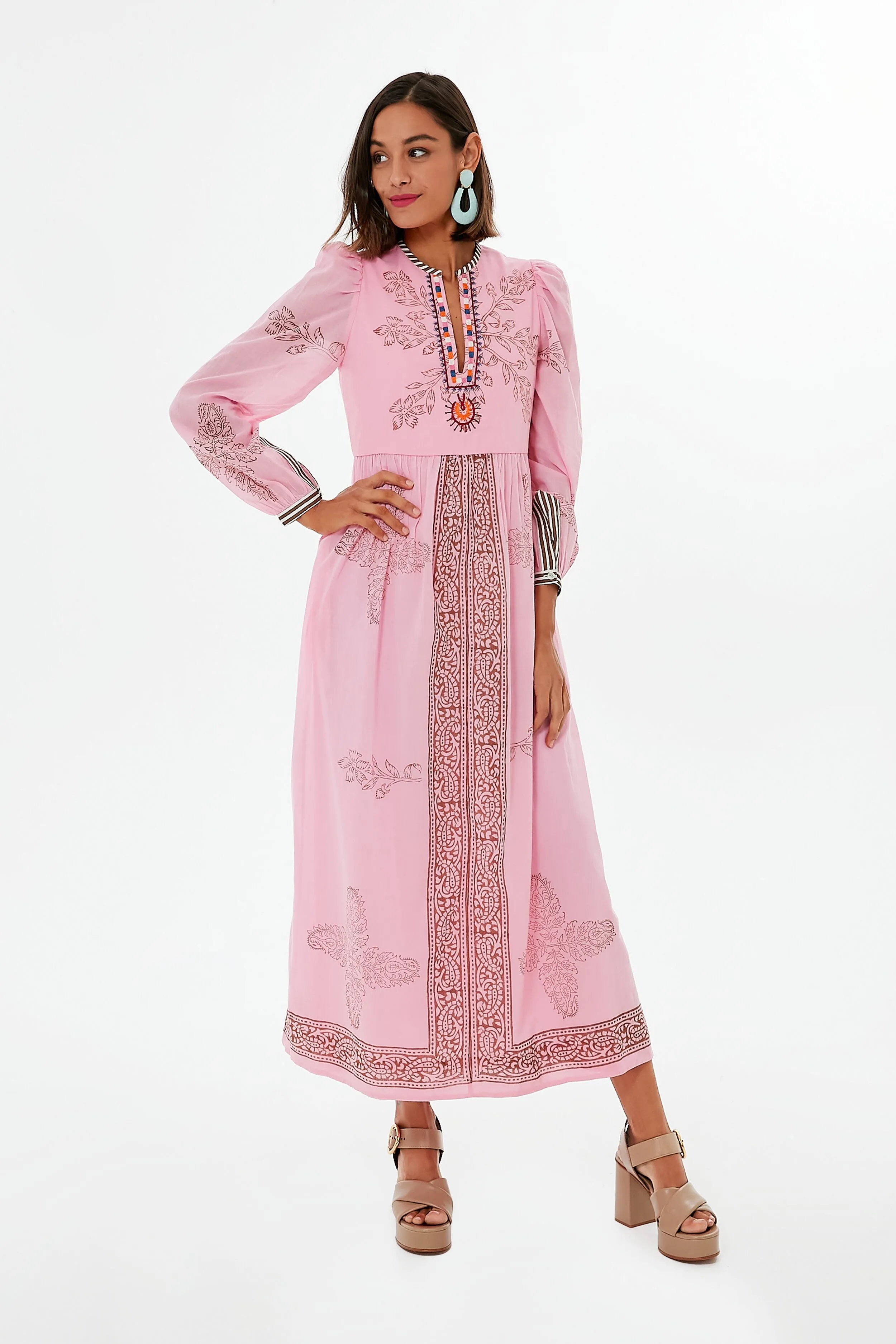 Pink Winifred Guava Dress