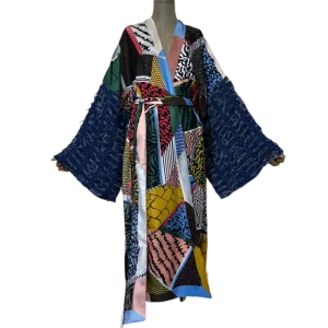 Pre Order: Chic Abstract Kimono Cardigan - WINI