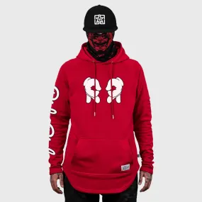 Rep Life On Two Scoop Pullover Hoodie {Red}