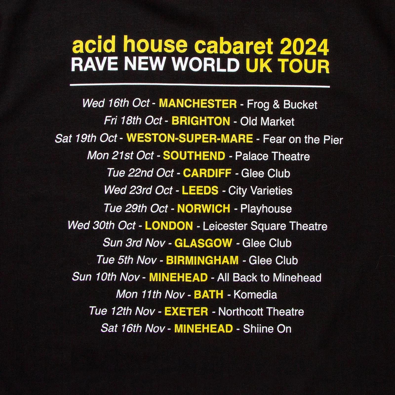 RNW Tour - Tshirt - Black