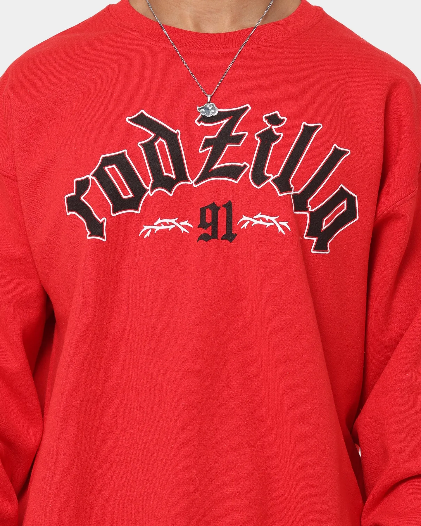 Rodman Brand Rodzilla Crewneck Red