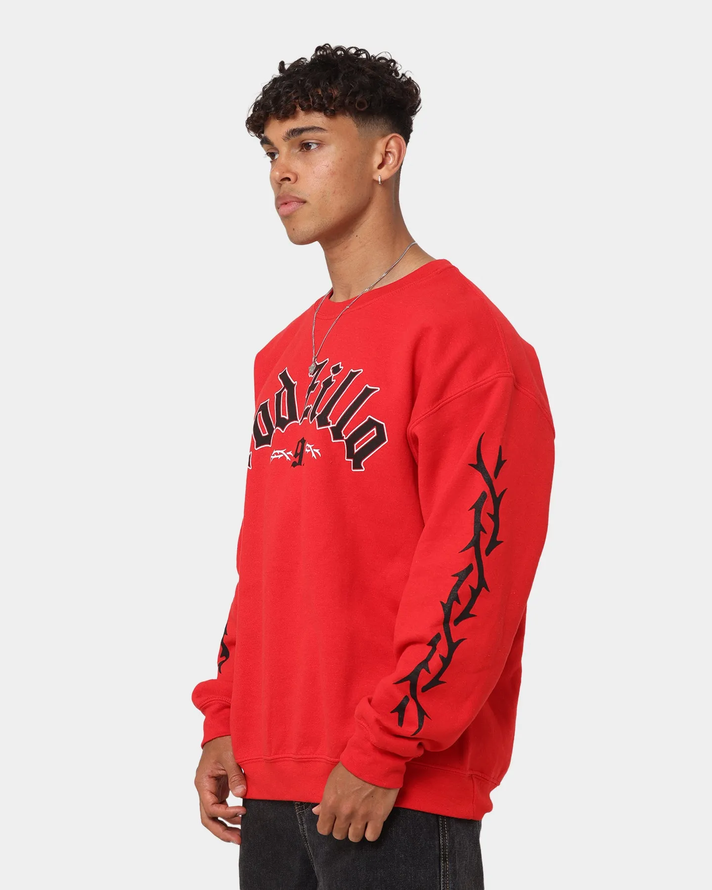 Rodman Brand Rodzilla Crewneck Red