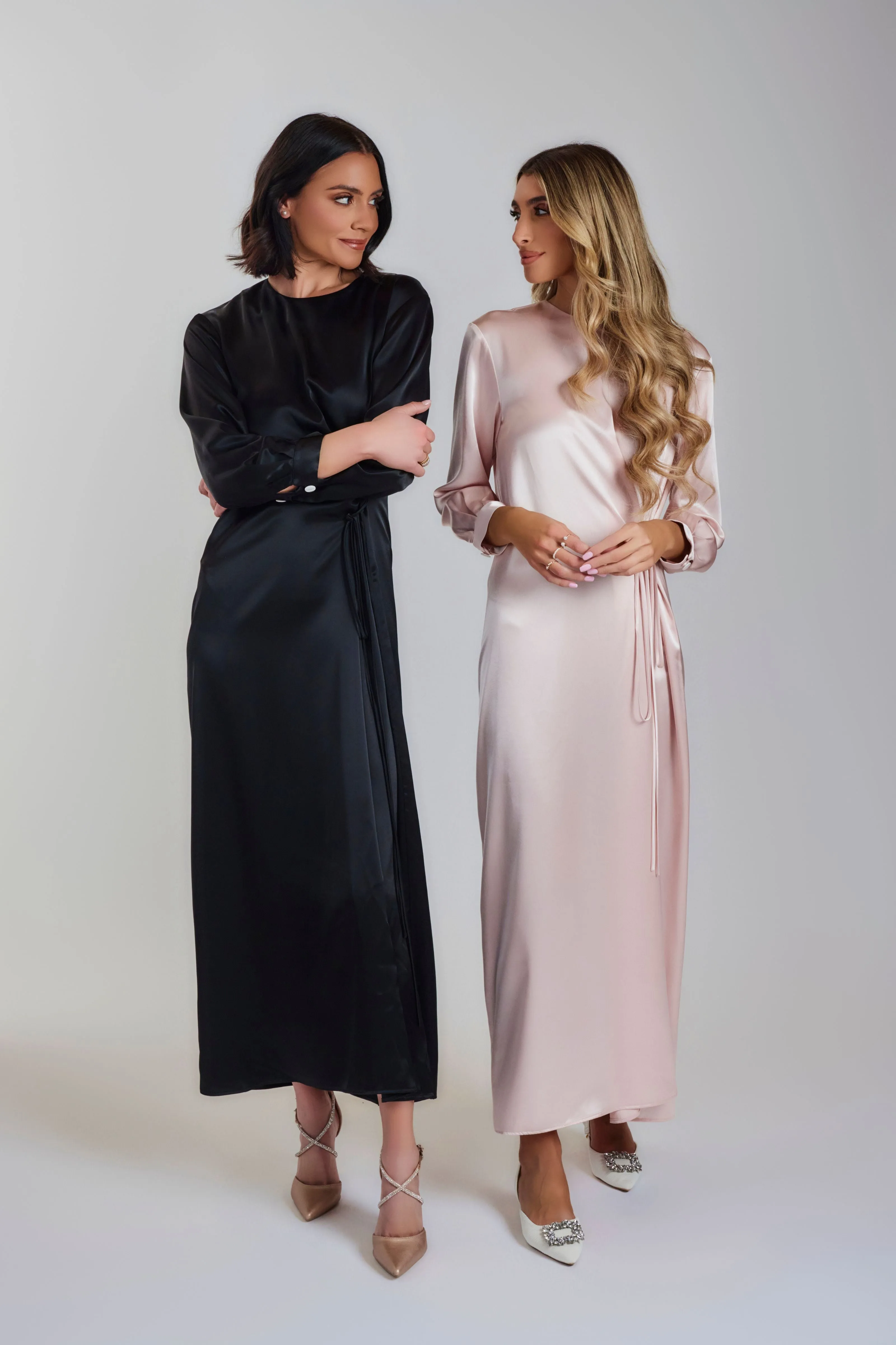 Satin Relaxed Fit Maxi Dress