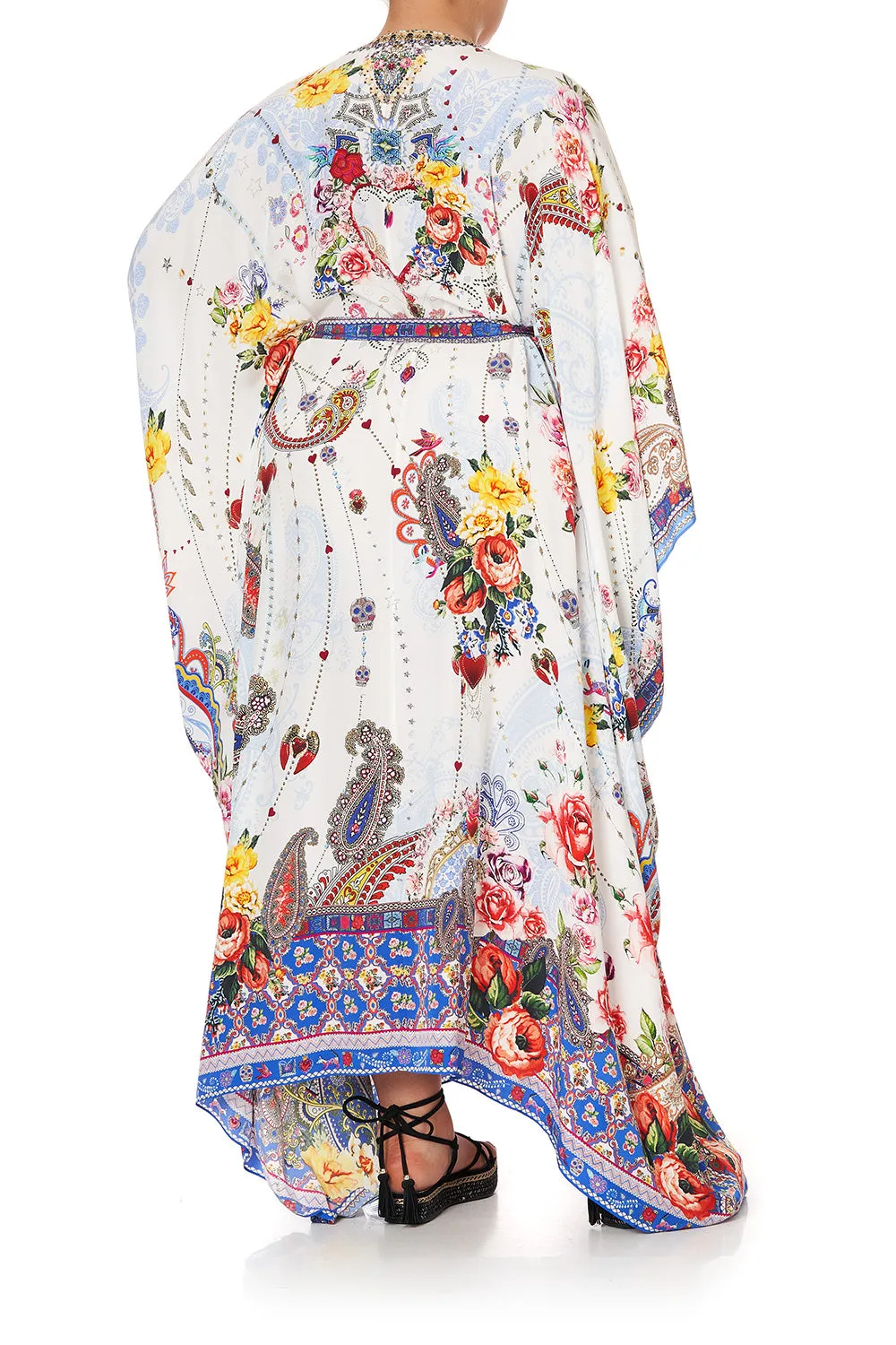 SPLIT HEM LACE UP KAFTAN FRIDA FREEDOM