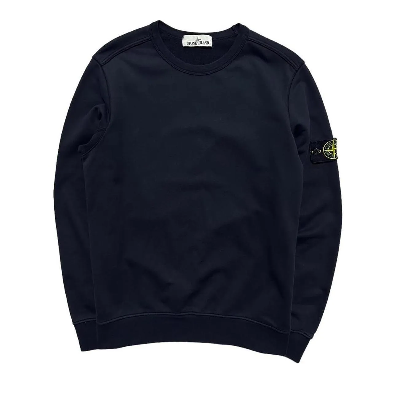 Stone Island Blue Crewneck Jumper