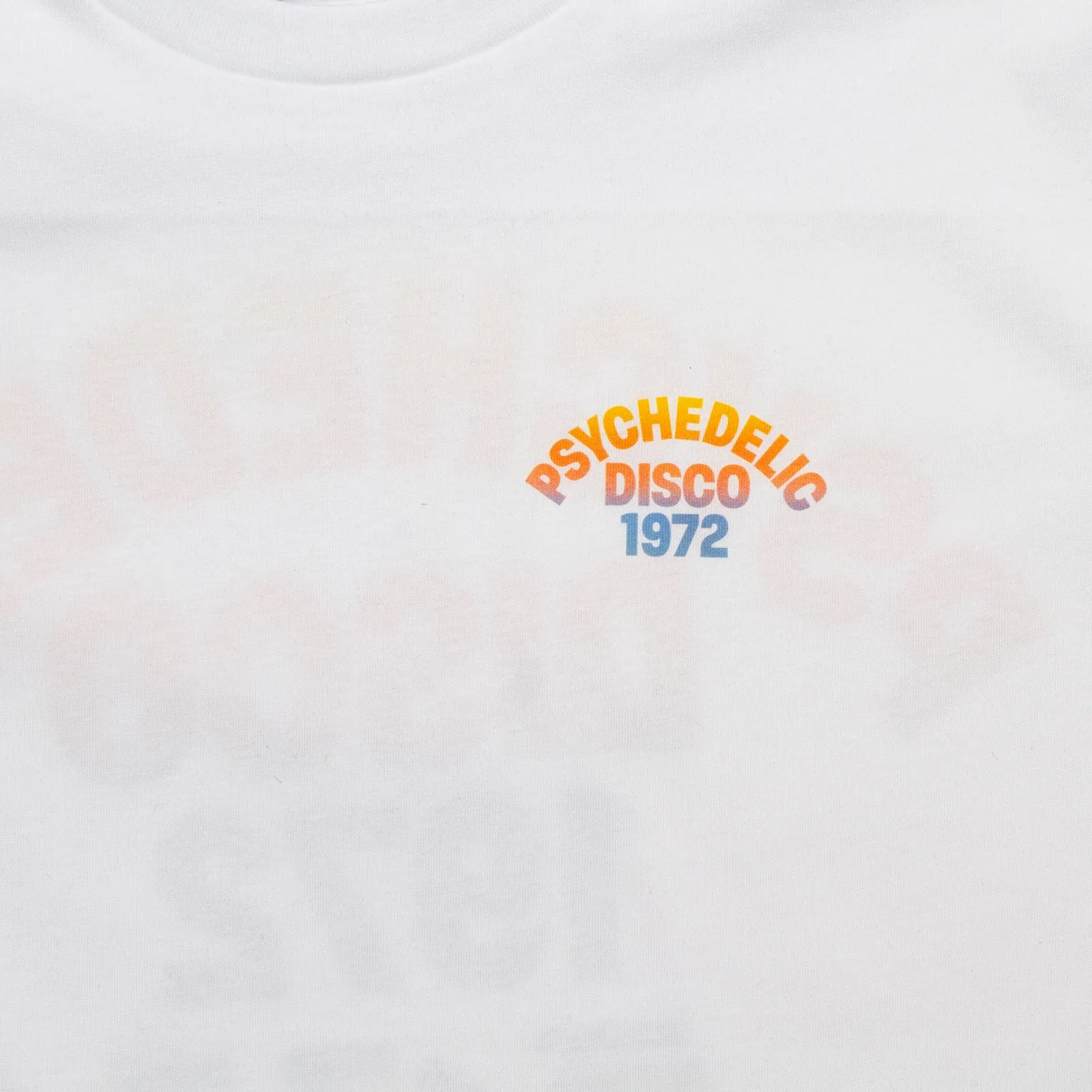 Sunrise 1972 Psychedelic Disco Front Print - Tshirt - White