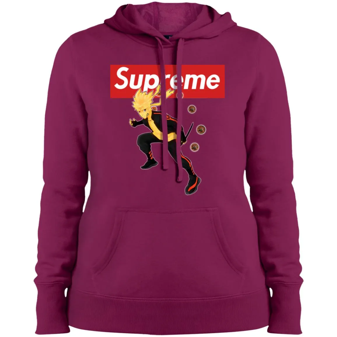 Supreme Naruto T-shirt Women Hooded Sweatshirt