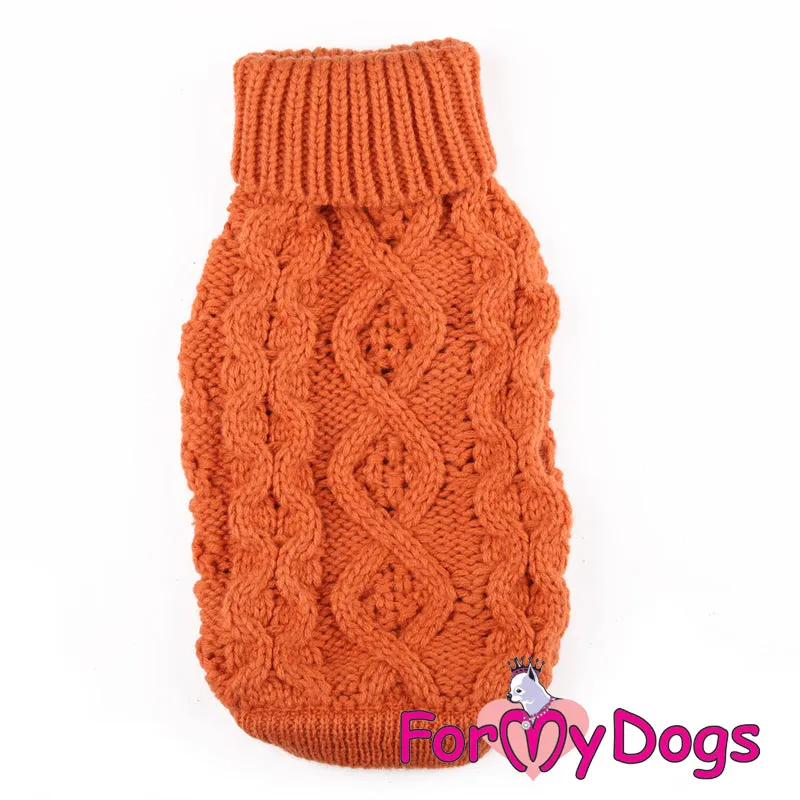 Tangerine Dream Acrylic Aran Jumper