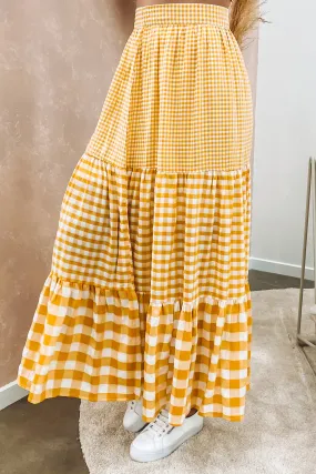 Tara Maxi Skirt Yellow