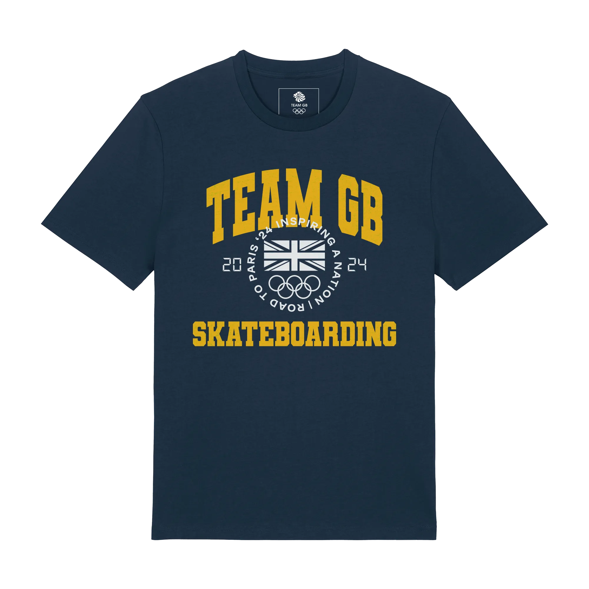 Team GB Skateboarding Varsity Navy T-Shirt