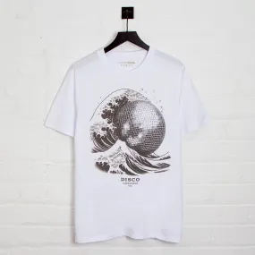 Tsunami Disco Labs NYC Front Print - Tshirt - White