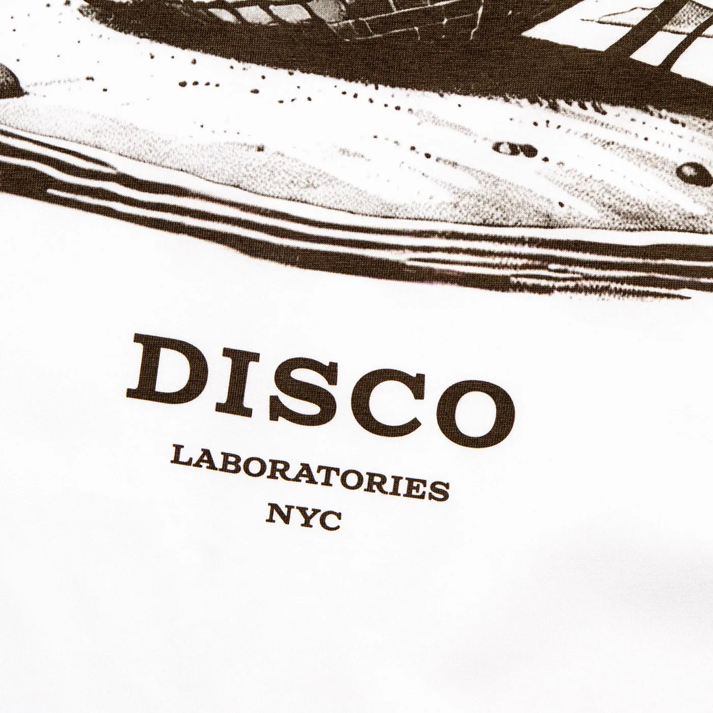 Utopia Disco Labs NYC Front Print - Tshirt - White