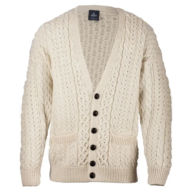 V Neck Irish Men's Cardigan