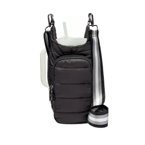 WanderFull HydroBag HANDLE Black Matte with Striped Strap