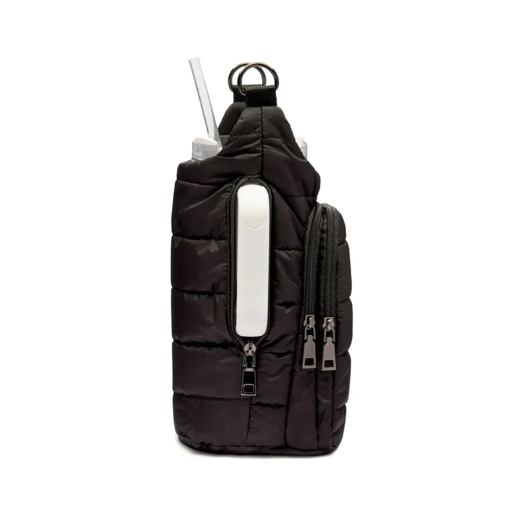 WanderFull HydroBag HANDLE Black Matte with Striped Strap