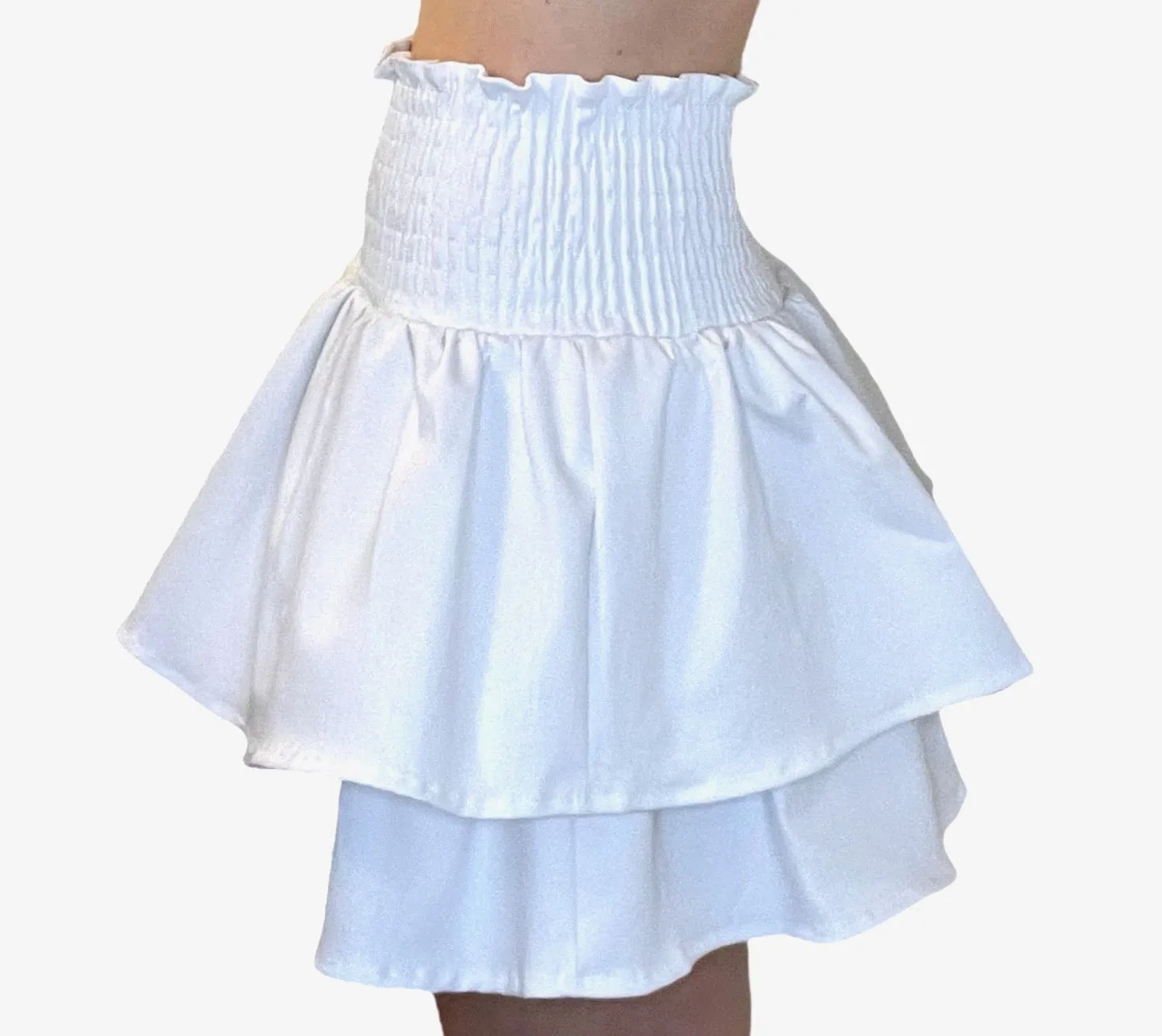 White Denim Isla Skirt