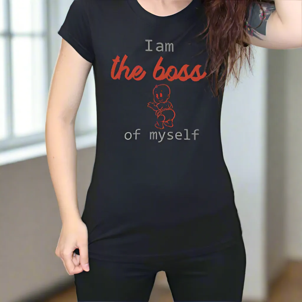 Women's Organic Cotton I Am the Boss T-shirt