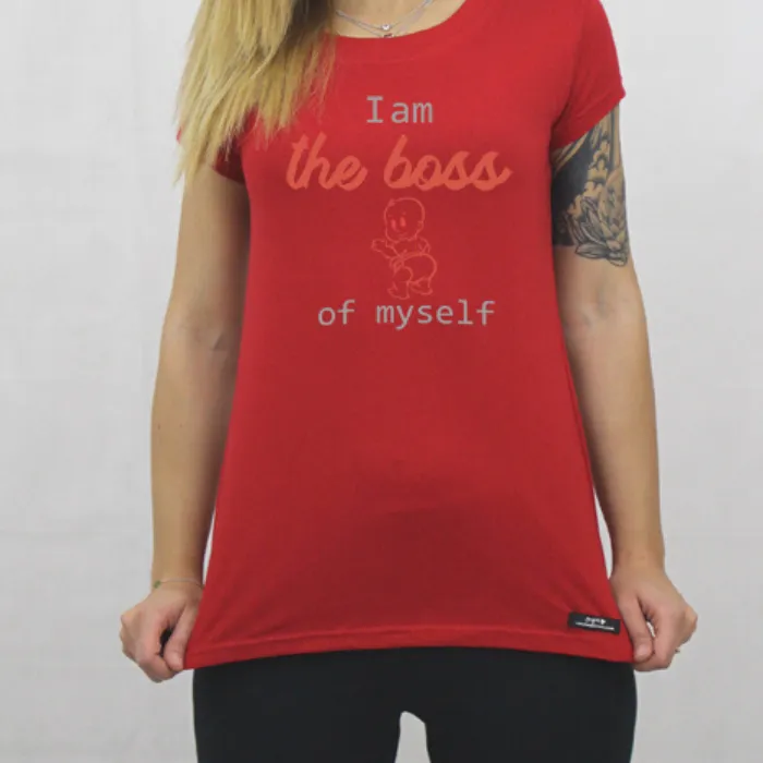 Women's Organic Cotton I Am the Boss T-shirt